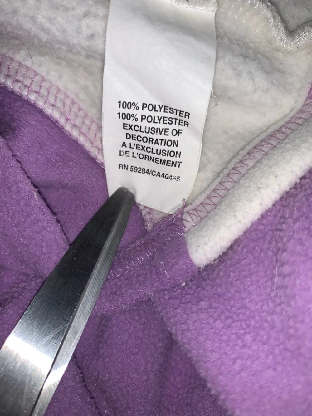 The Children's Place - Girls 3/4 Zip Fleece Sweater Size 5/6